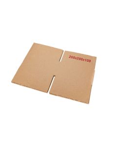 CAJA CARTON CORRUGADO 20*20*10CM (80GRS) *UNID