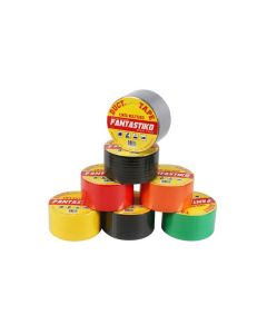 CINTA TAPE (ENTELADA) 48MM ROLLO FANTASTIKO STIKO AMARILLA *9MTS