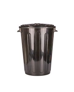 TACHO RESIDUOS GEMPLAST.(68LTS) REDONDO CON TAPA *UNID