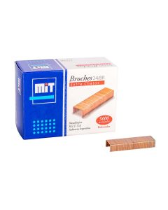BROCHES PARA ABROCHADORA COBREADOS MIT Nº24/8R *5000UNID