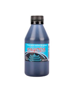 TINTA SELLOS.250CC NEGRO PAGODA *UNID