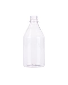 BOTELLA PLASTICO CRISTAL LABORATORIO 500CC (36GRS) (CON TAPA) *50UNID