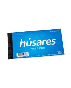 TALONARIO HUSARES VALE POR 15*8CM ORIGINAL (1908) *40HJS