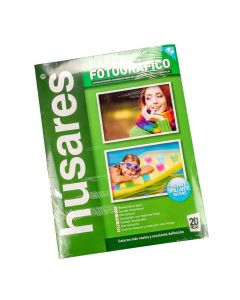 PAPEL FOTOGRAFICO HUSARES A4 150GRS HOBBY (21*29.7CM) PACK*20HJS