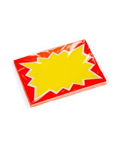 CARTEL PRECIOS ESTALLIDO.(11*8.5CM) (403) PAQ*25UNID