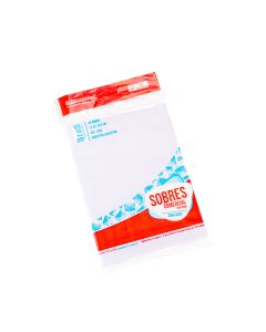SOBRE OBRA 11.4*16.2CM (20 UNID) COMERCIAL MEDORO 90GRS (1690) *BLISTER