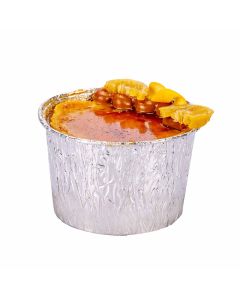 MOLDE PAN DULCE ALUMINIO 500GRS (13.5CM DIAM.*8.8CM ALTO) *25UNID