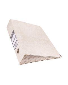 BIBLIORATO LOMO PAPEL 8.5CM.A4 GRIS PERLA (28*31.5CM) *UNID