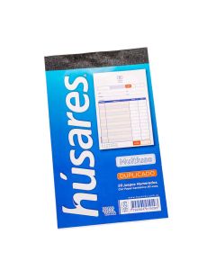 TALONARIO HUSARES MULTIUSO 09*14CM DUPLICADO (1929) *50 JUEGOS