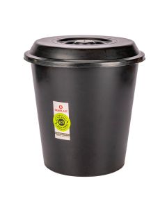 TACHO RESIDUOS GEMPLAST (8LTS) REDONDO CON TAPA *UNID