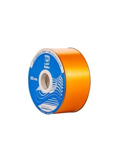 CINTA MOÑOS LISA 40MM ROLLO NARANJA *50MTS