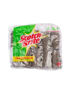 LANA DE ACERO FLEXOL 40GRS (10 ROLLITOS) *UNID