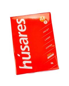 RESMA IMPRESORA A4 BLANCA HUSARES 80GRS (21*29.7CM) *500HJS
