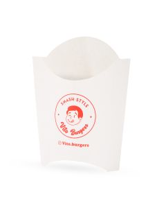 mEP CAJA PAPAS FRITAS TIPO SOBRE BLANCA PERSONALIZADO GRANDE BIOHZ (15.5*9.5*5.5CM) X UNIDAD