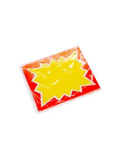 CARTEL PRECIOS ESTALLIDO.(13*15CM) (404) PAQ*25UNID
