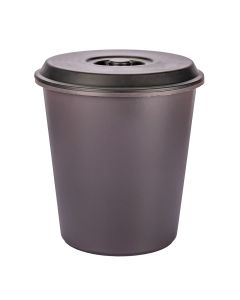TACHO RESIDUOS GEMPLAST.(18LTS) REDONDO CON TAPA *UNID