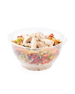 ENSALADERA REDONDA WORK PET (900CC) (17*9.5CM) *50UNID