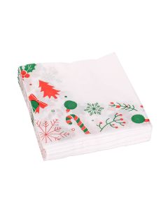SERVILLETA HOGAR NAVIDAD ECOROYAL (33*33CM) PAQ *50UNID