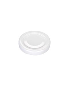 TAPA FRASCO VIDRIO 48MM AXIAL BLANCA (METAL) PACK *20UNID