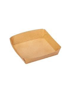 CAJA DELIVERY BIOHZ CARTON BANDEJA MEDIANA FOOD TRUCK (11.5*11.5*3.5CM) *250UNID