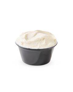 POTE SOUFFLE PLASTICO NEGRO 2OZ PAQ.*100UNID