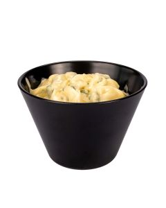 CAZUELA.GRANDE CONICA KOVAL PLASTICO NEGRO (9CM DIAM*6CM ALTO) *12UNID.