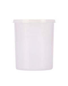 POTE PLASTICO NATURAL CON TAPA PRESION.1000GRS *UNID