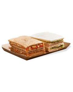 BANDEJA CARTON RECTANGULAR KRAFT Nº5 (21*27*2.2CM) BIOHZ *300UNID