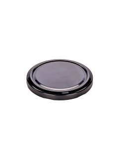 TAPA FRASCO VIDRIO 82MM AXIAL NEGRA (METAL) PACK *12UNID