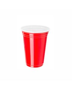 VASOS PLASTICOS AMERICANOS ROJO/BLANCO 400CC COPOBRAS (CF-400) *25UNID