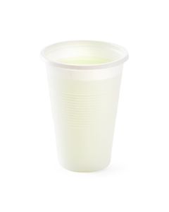 VASOS PLASTICOS BLANCOS 220CC WORK *100UNID