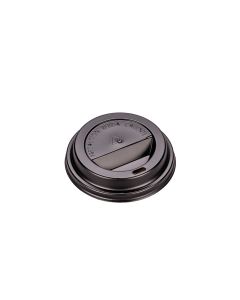 TAPA VASOS TERMICOS CON PICO 300CC NEGRA WELL CUP (TD12N3) *100UNID
