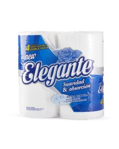 PAPEL HIGIENICO FAMILIAR (4U*30MTS) ELEGANTE.DOBLE HOJA *UNID.