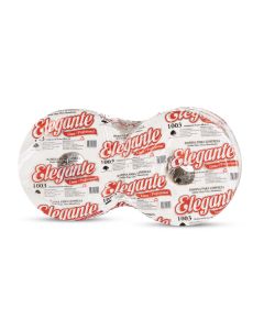 PAPEL TISSUE (24CM*400MTS) ELEGANTE BLANCO DOBLE HOJA (800MTS) *2 ROLLOS