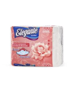 PAÑUELOS ELEGANTE TRIPLE HOJA (13*20CM C/U) PAQ*100UNID