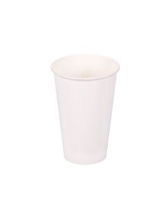 VASOS POLIPAPEL.BO PARA FRIO BLANCO 12OZ (355CC) *100UNID