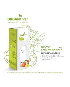 DISPENSER DESODORANTE EN AEROSOL ANALOGICO URBAN FRESH *UNID