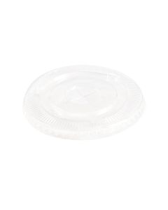TAPA VASO PLASTICO FRAPPE PET MULTI (PLANA SORBETE) PARA 12/14/16OZ *100UNID