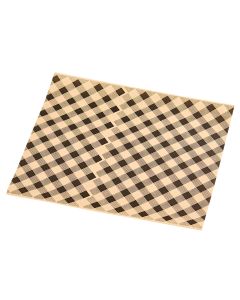 PAPEL ANTIGRASA MULTI 29*35CM KRAFT CUADRO NEGRO (SIMIL BIOXIDO) (1.62KG) *400 HOJAS