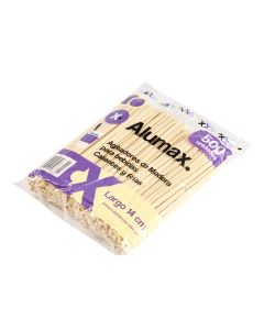 AGITADOR MADERA CAFE ALUMAX (14CM) PAQ *500UNID