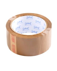 CINTA POLIPROPILENO MARRON 48MM*80MTS SELLOX *UNID