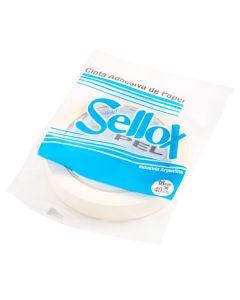 CINTA PAPEL 18MM*40MTS SELLOX PEL *UNID