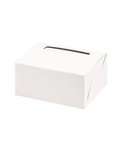 CAJA EXHIBIDORA C/SOLAPA BLISTER CARTULINA BLANCA (13X16X7.5CM) mE *50UNID