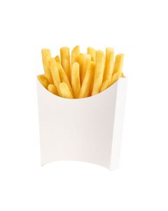 ESTUCHE PAPAS CHICO CARTULINA BLANCA (C/ENCASTRE 12X12X3CM) mE *100UNID