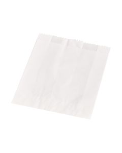 BOLSA MEDIALUNAS PAPEL ANTIGRASA BLANCO (15*5*17CM) (SIMIL BIOXIDO) *100UNID