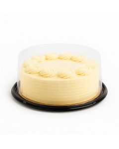 TORTERA REDONDA BANDEX PET ALTA (25*8CM) *10UNID