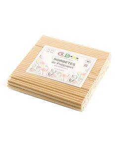 SORBETES GASTRONOMICOS DE PAPEL KRAFT CBX (8MM*20CM) PAQ.*200UNID